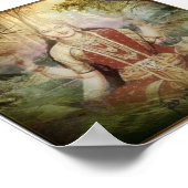 Sri Parvati Durga Poster (Ecke)