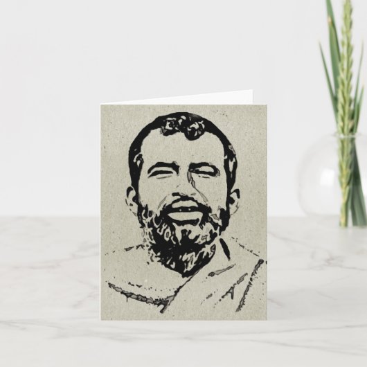 Sri Ramakrishna Note Card Karte (Vorderseite)