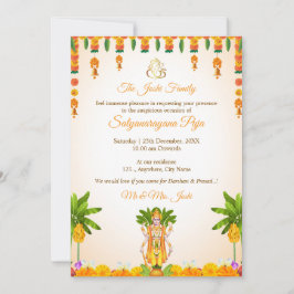 Sri Satyanarayan Katha Einladungskarte Einladung