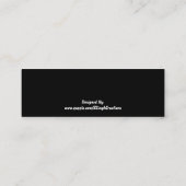 Sri Yantra13 dünnes 3"" Visitenkarte x1 (Rückseite)