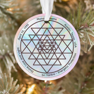 Sri Yantra – Anpassbares Schutzamulett Ornament