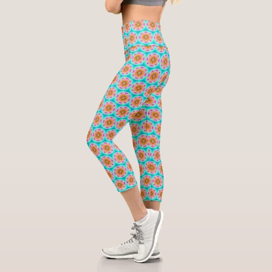 Sri Yantra Capri Leggings (Links)