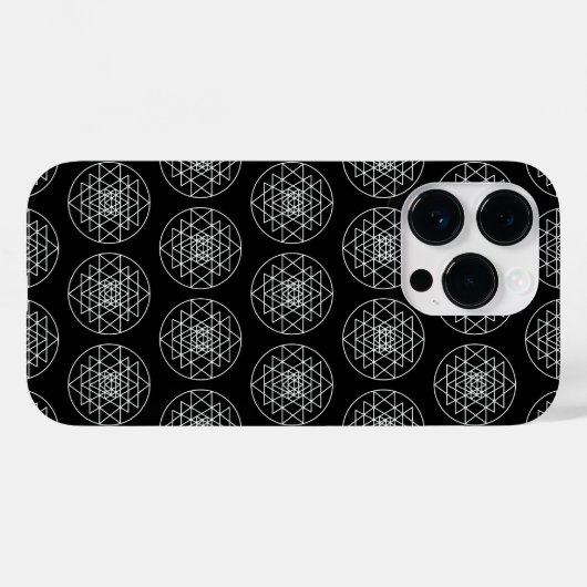 Sri Yantra Case-Mate iPhone Hülle (Rückseite (Horizontal))