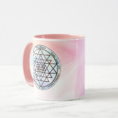 Sri Yantra – Customizable Protection Talisman Tasse (Vorderseite Links)