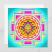 Sri Yantra Einladung (Vorne/Hinten)