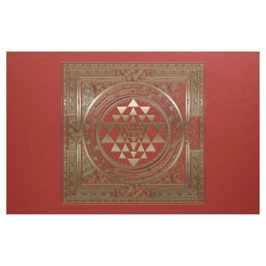 Sri Yantra - Fabric Stoff (Yard (91,4 cm))