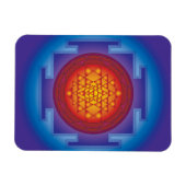 SRI YANTRA - FLAME MAGNET (Horizontal)
