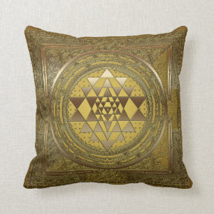 Sri Yantra Gold - Kissen