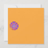 Sri Yantra - Hinduismus Symbol Design 1 (Rückseite)