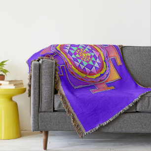 Sri Yantra - Hinduismus Symbol Design 1 Decke