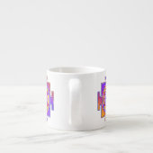 Sri Yantra - Hinduismus Symbol Design 1 Espressotasse (Rückseite)