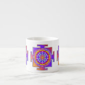 Sri Yantra - Hinduismus Symbol Design 1 Espressotasse (Vorderseite)