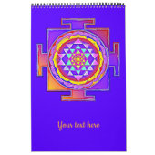 Sri Yantra - Hinduismus Symbol Design 1 Kalender (Titelbild)