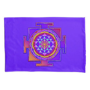 Sri Yantra - Hinduismus Symbol Design 1 Kissenbezug
