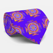 Sri Yantra - Hinduismus Symbol Design 1 Krawatte (Gerollt)