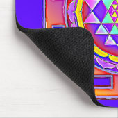 Sri Yantra - Hinduismus Symbol Design 1 Mousepad (Ecke)