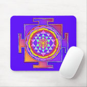 Sri Yantra - Hinduismus Symbol Design 1 Mousepad (Mit Mouse)