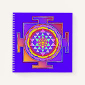 Sri Yantra - Hinduismus Symbol Design 1 Notizblock (Vorderseite)
