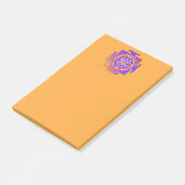 Sri Yantra - Hinduismus Symbol Design 1 Post-it Klebezettel (angewinkelt)