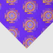 Sri Yantra - Hinduismus Symbol Design 1 Seidenpapier (Detail)