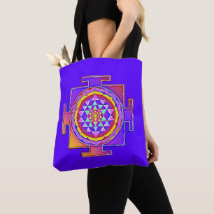 Sri Yantra - Hinduismus Symbol Design 1 Tasche