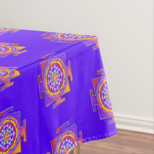 Sri Yantra - Hinduismus Symbol Design 1 Tischdecke