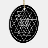 Sri Yantra Keramik Ornament (Rechts)