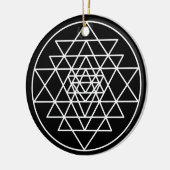 Sri Yantra Keramik Ornament (Links)