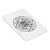 Sri Yantra Magnet (Rechte Seite)