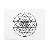Sri Yantra Magnet (Horizontal)