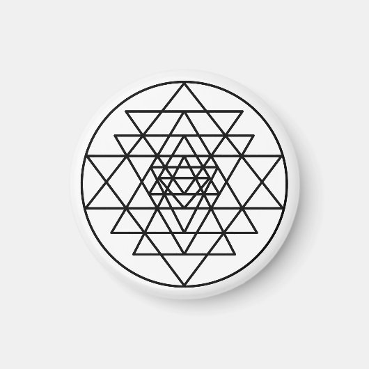 Sri Yantra Magnet (Vorne)