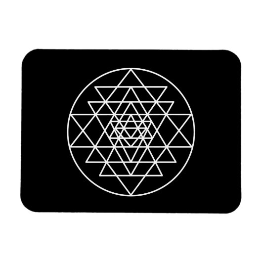 Sri Yantra Magnet (Horizontal)
