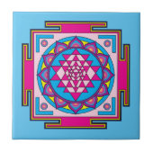 Sri Yantra Mandala Fliese (Vorderseite)