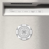 Sri Yantra Mandala Magnet (In Situ (Geschirrspüler))