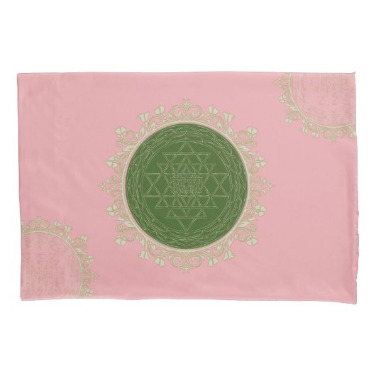 Sri Yantra Mandala - Pillowcase Kissenbezug (Vorderseite)