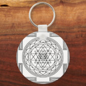 Sri Yantra Mandala Schlüsselanhänger (Vorderseite)
