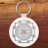 Sri Yantra Mandala Schlüsselanhänger (Vorderseite)