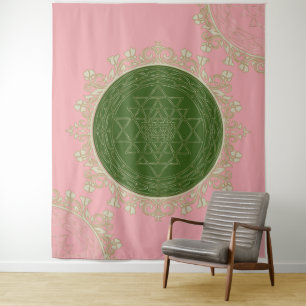 Sri Yantra Mandala - Tapestry Wandteppich