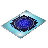 sri yantra Notizbuch Notizblock (Linke Seite)