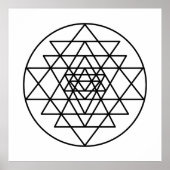 Sri Yantra Poster (Vorne)