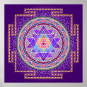 Sri Yantra Poster (Vorne)