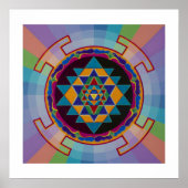 Sri Yantra Poster (Vorne)