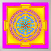 Sri Yantra Poster (Vorne)