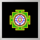 Sri Yantra Poster (Vorne)