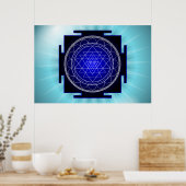 Sri-yantra-Poster Poster (Küche)