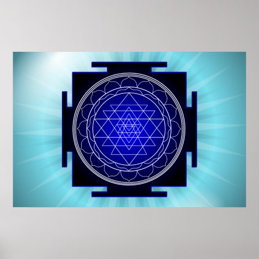 Sri-yantra-Poster Poster (Vorne)