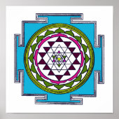 Sri Yantra Print Poster (Vorne)