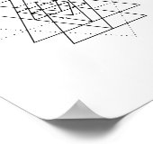 Sri Yantra Sacred Geometred Wall Art Poster (Ecke)