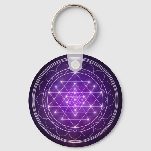 Sri Yantra! Schlüsselanhänger (Vorderseite)