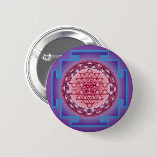 SRI YANTRA - SCHONGEBIET BUTTON (Vorne & Hinten)